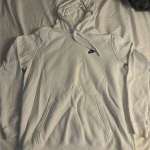 Nike White Club Fleece Hoodie